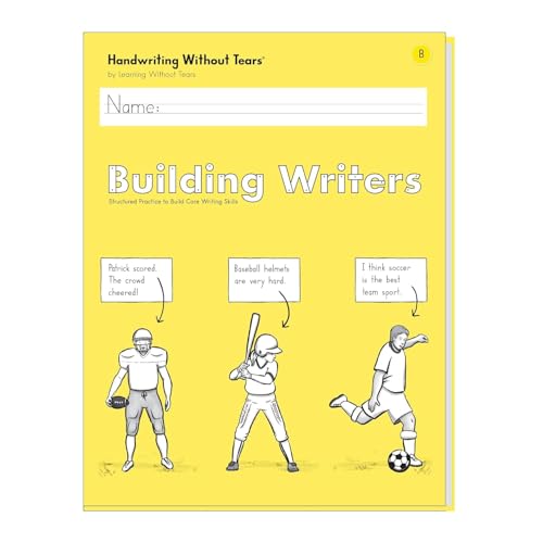 Learning Without Tears Building Writers Student Edition, Age 6+, 1st Grade+, Handwriting Without Tears, Narrative, Information, Opinion, Fluency, School & Home, Tutor, Sensory & Motor Skills, Sensory - Image 1