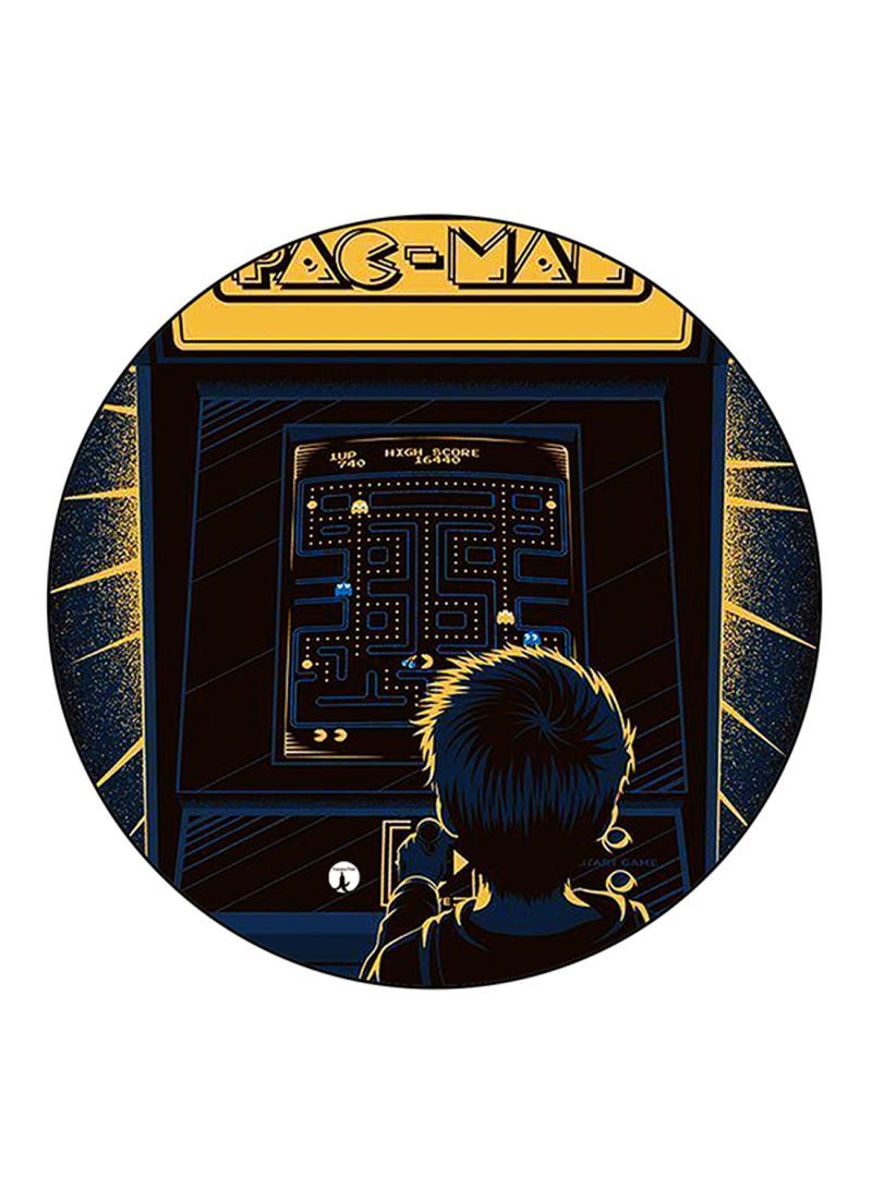 RKN The Video Game Pac Man Printed Pin Multicolour - Image 1
