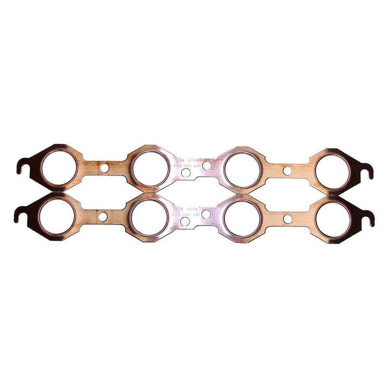 SCE Gaskets Exhaust Manifold/Header Gasket, Pro Copper, 1.780 in Large Round Port, Copper, GM LS-Series, Pair - Image 3