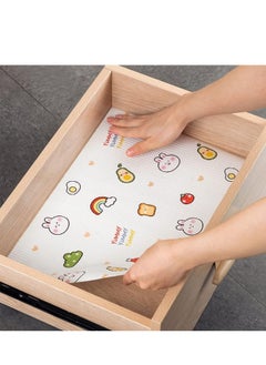 Generic Non-Slip Table Mat for Kitchen Cabinet and Drawers (45cm x 2m Roll) Strong Waterproof EVA Tablecloth for Bathroom Refrigerator, Multi-Purpose Decorative Placemat (Random Color)  - Image 2