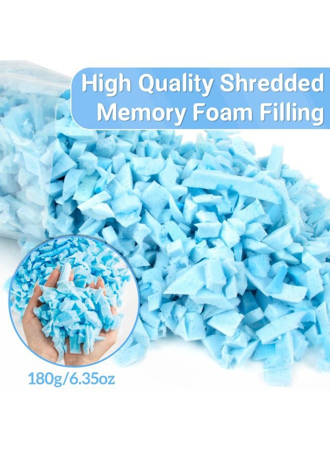 Rainflow Shredded Memory Foam Filling-6.35oz Bean Bag Filler,Soft and Convenient Memory Foam Pillow Stuffing for Couch Pillow Cushion Dog Bed Arts Crafts - Image 4
