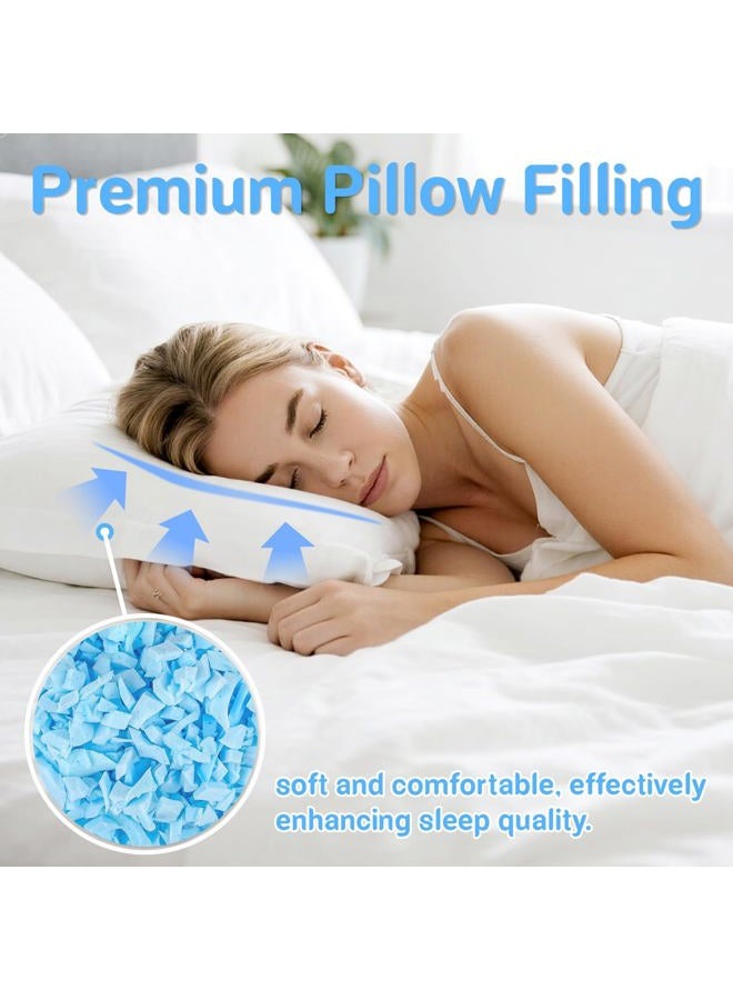 Rainflow Shredded Memory Foam Filling-6.35oz Bean Bag Filler,Soft and Convenient Memory Foam Pillow Stuffing for Couch Pillow Cushion Dog Bed Arts Crafts - Image 3