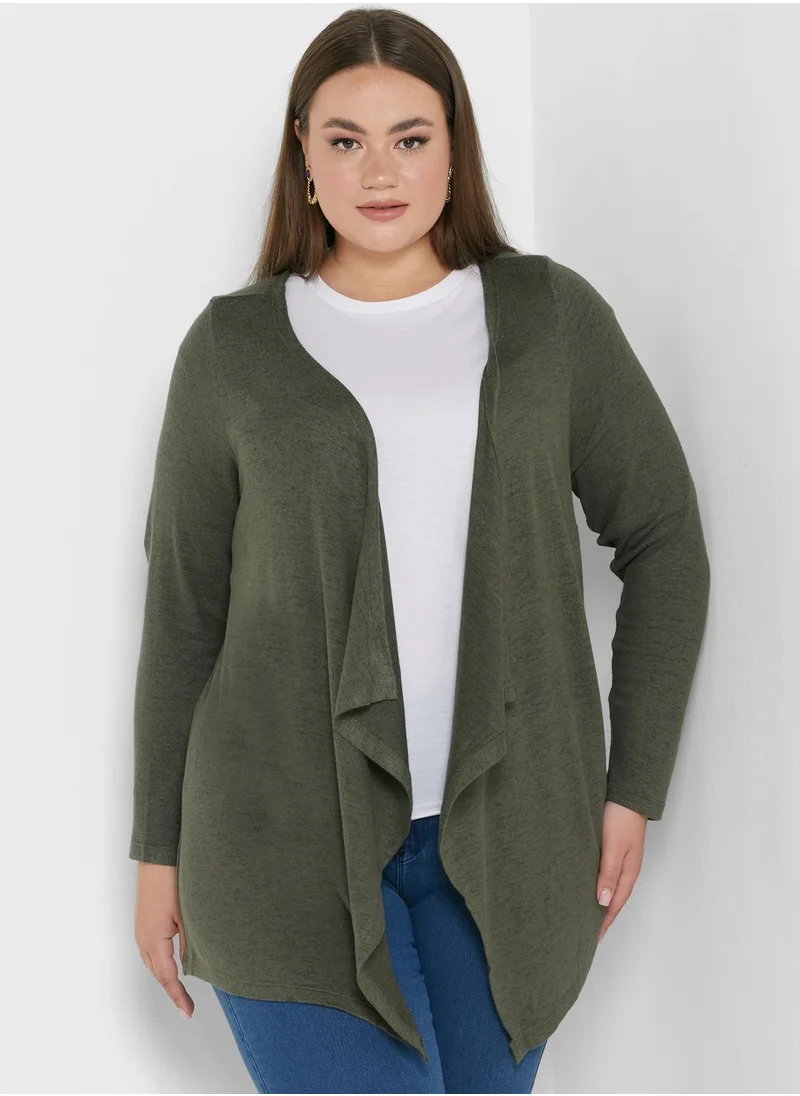 city chic Ribbed Cardigan