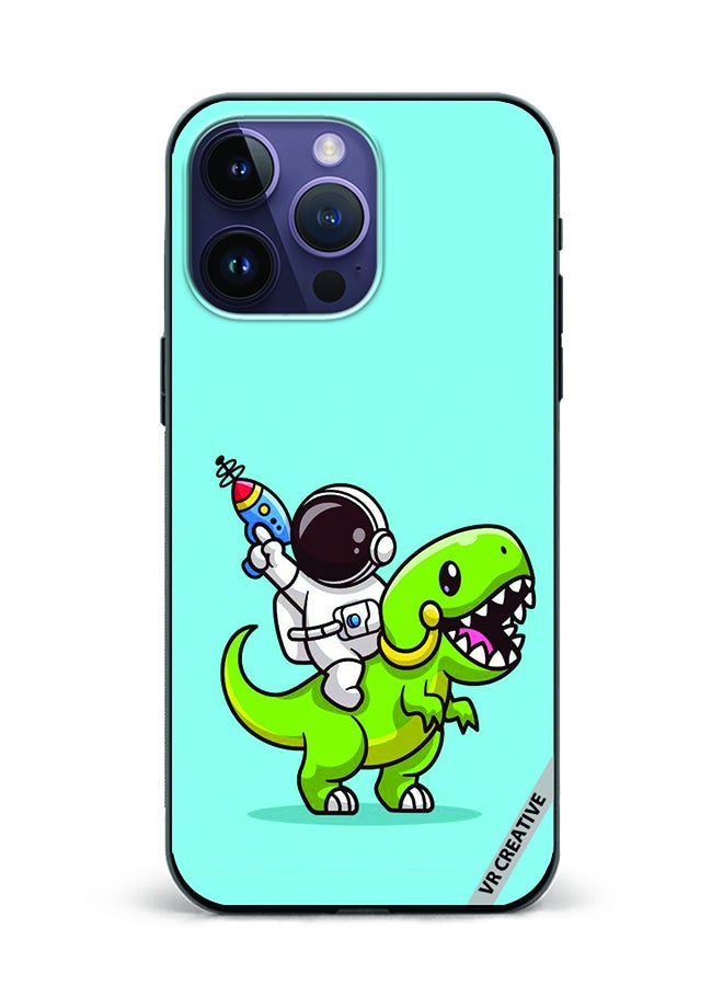 VR CREATIVE Protective Case Cover For Apple iPhone 15 Pro Max Dinosaur Design Multicolour - Image 1
