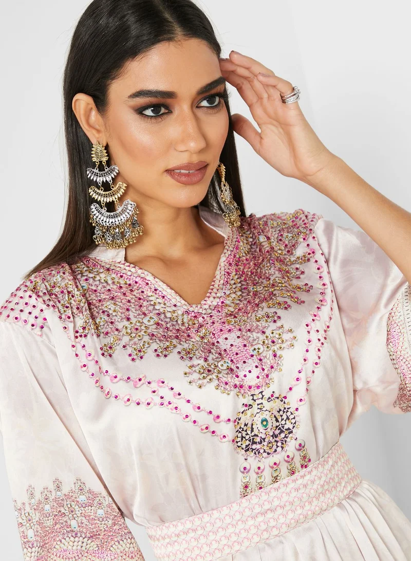 ARABIAN CLOSET Digital Print Kaftan