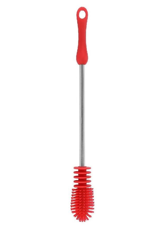 Garosa Silicone Bottle Brush, Anti Slip Handle Bottle Brush for Scrubbing Glass Sports Water Bottle, Kitchen Cleaning Tool  - Image 1
