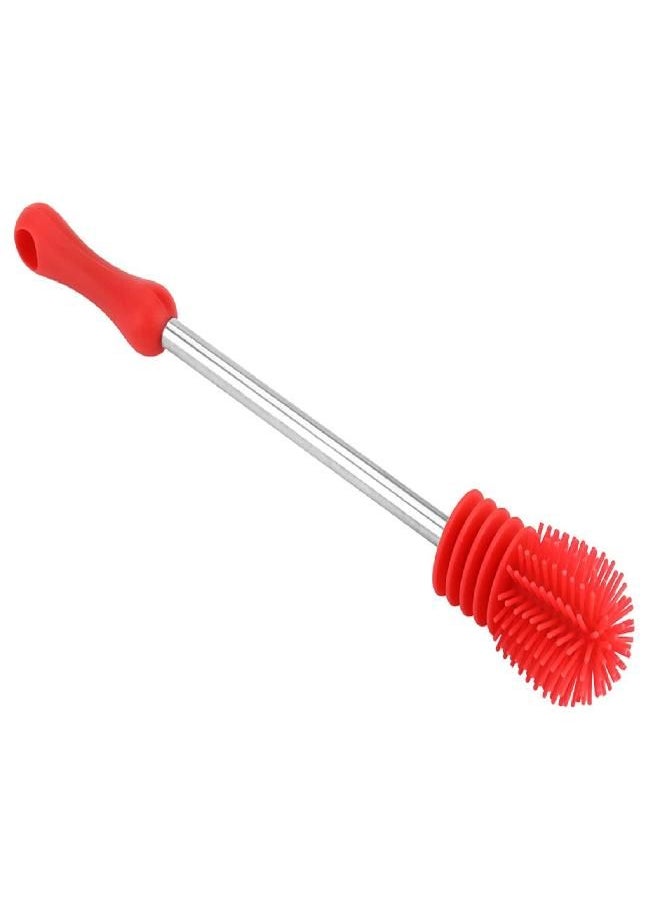 Garosa Silicone Bottle Brush, Anti Slip Handle Bottle Brush for Scrubbing Glass Sports Water Bottle, Kitchen Cleaning Tool  - Image 2