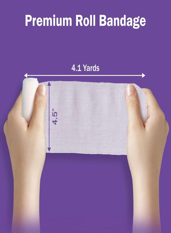 TenderGentle 4.5" Sterile Gauze Rolls - 1 Gauze Bandage for Covering and Cushioning Wounds - 4.5" x 4.1 Yards Long - 3 Ply Medical Roll - Good for Primary and Secondary Dressings - Image 2