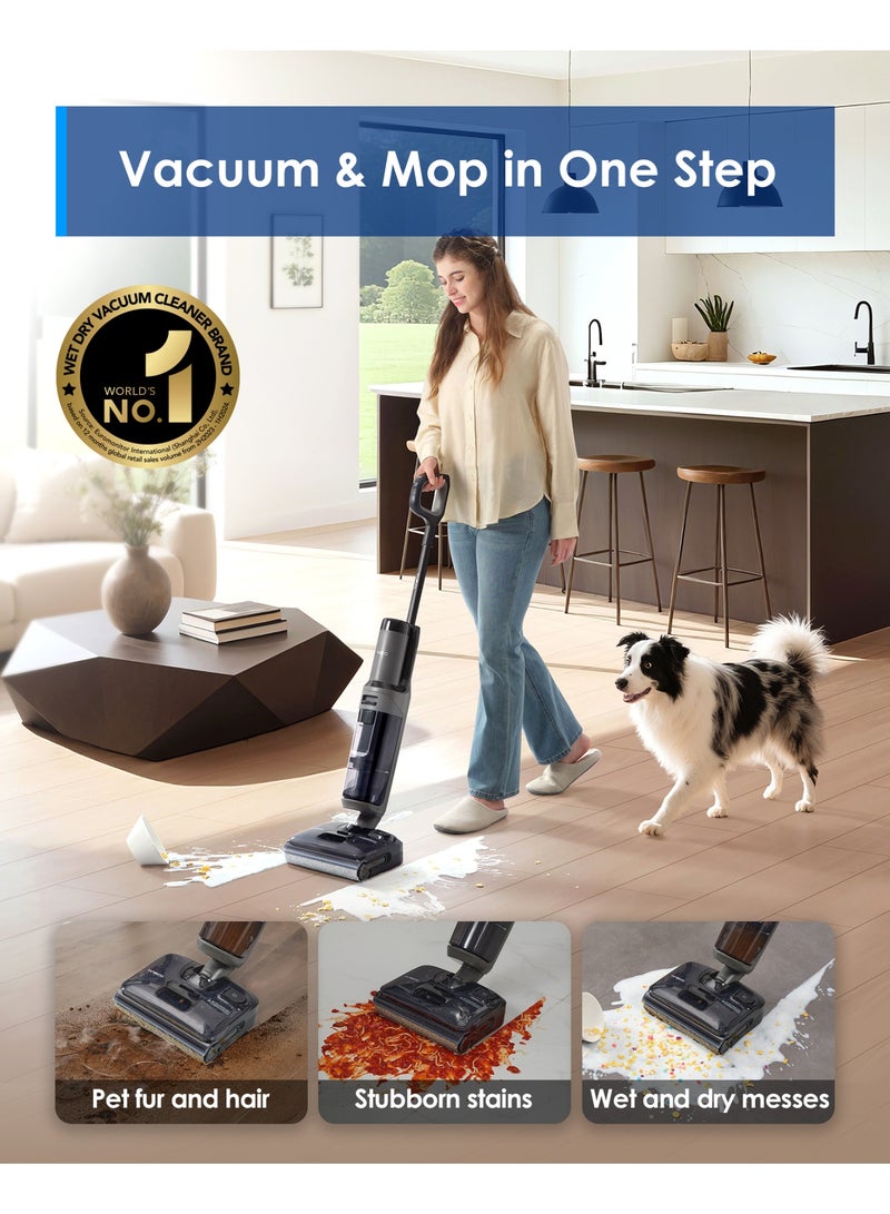 Tineco i6 Stretch Plus 2 Wet Dry Vacuum Cleaner, 20kPa Suction, Vacuum & Mop, 180° Lay-Flat Design, Self-Cleaning, Anti-Tangle Technology, Long Runtime 220 W FW432200SA - Image 2