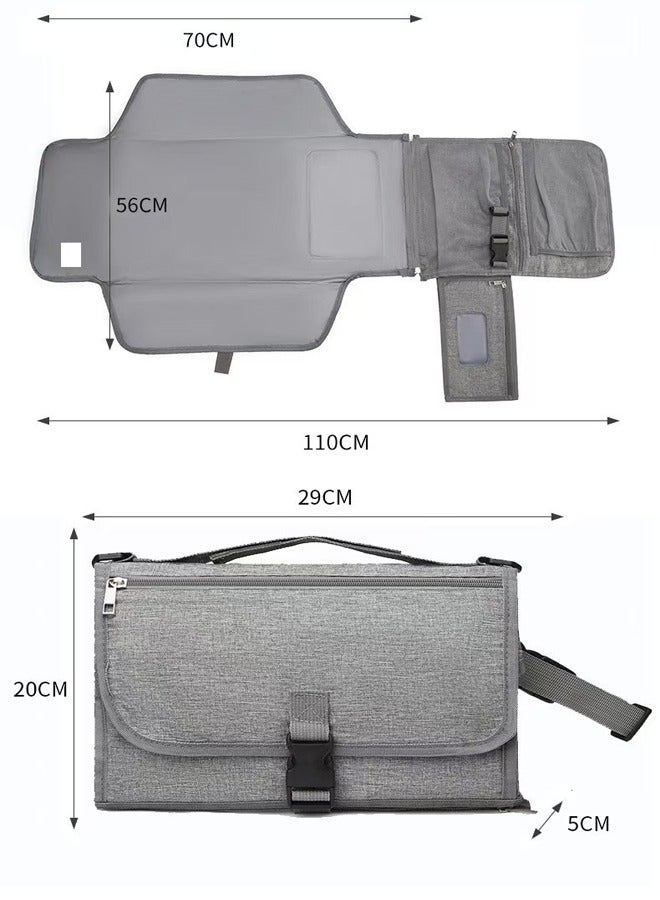 Baby Convenient Diaper Bag Diaper Changing Bag Disposable Diaper Bag Disposable Trailer Diaper Folding Changing Bag - Image 4