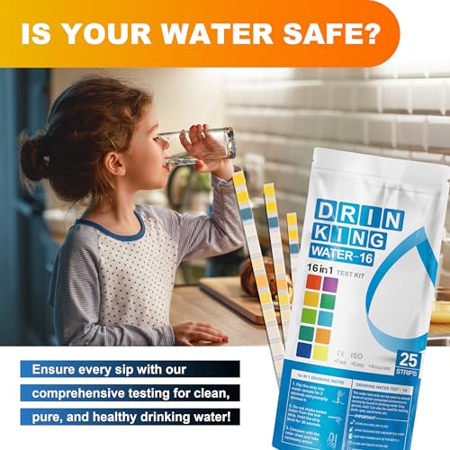 AAwipes Complete Water Testing Kits for Drinking Water 25 Strips Bag Pack 16 in Well, Tap, Drinking Water, City Water Testing Strips (25) - Image 4