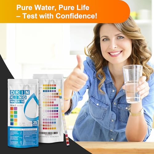 AAwipes Complete Water Testing Kits for Drinking Water 25 Strips Bag Pack 16 in Well, Tap, Drinking Water, City Water Testing Strips (25) - Image 3