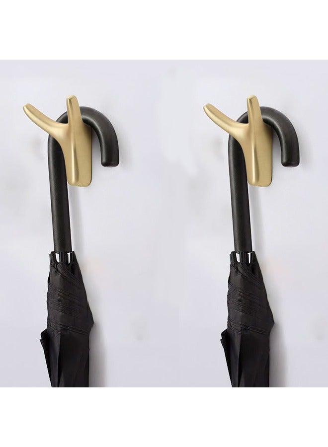 Loquat 3Pcs Hooks for Clothes, Towel Hooks, Coat Hook Cow Head Wall Hooks for Heavy Duty Door Hanger Towel Robe Clothes Cabinet Closet Sponges Hook for Bathroom Bedroom Kitchen Hotel Pool Brushed  - Image 4