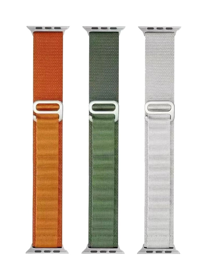Protect - Alpine Loop Apple Watch Band Compatible with 42/44/45/49mm Sizes Stylish and Comfortable Design and Lightweight Polyester - Image 1