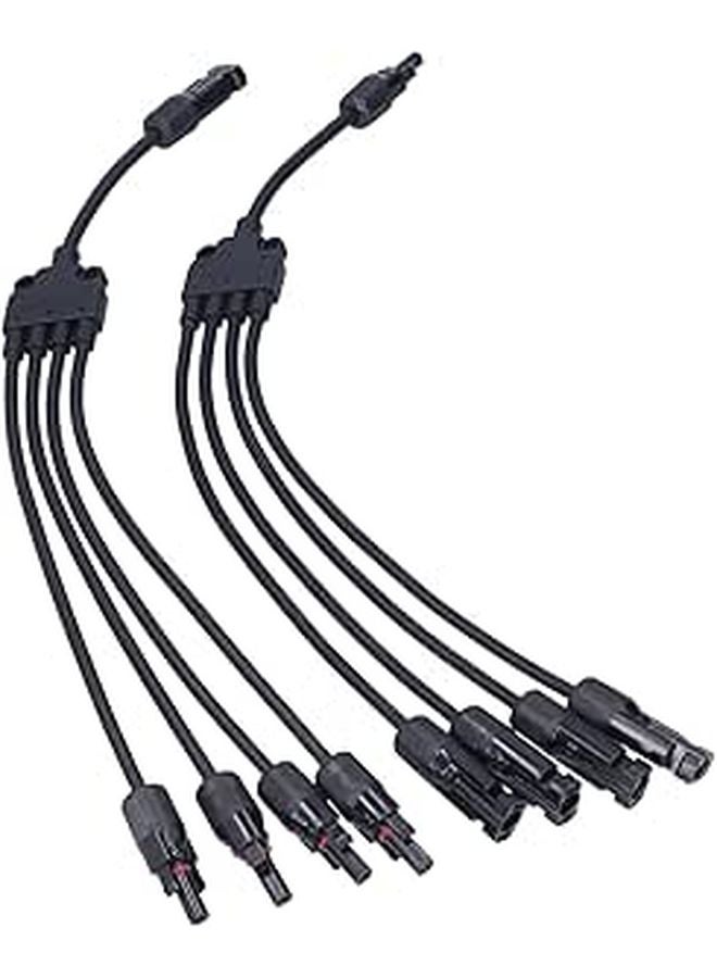 4 إلى 1 Y نوع لوحة شمسية فرع موصل IP67 مقاوم للماء 30A تيار لمصفوفات متعددة - Image 1