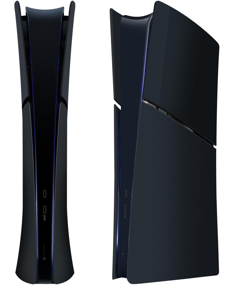 Joso Faceplate for PS5 Slim Digital Edition AntiScratch Dustproof Case Replacement Cover Skin Fit for PS5 Slim Console Digital Version Plates for PS5 Accessories Easy Installation Black - Image 2