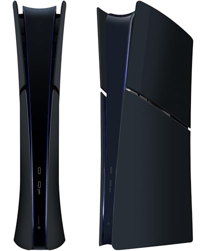 Joso Faceplate for PS5 Slim Digital Edition AntiScratch Dustproof Case Replacement Cover Skin Fit for PS5 Slim Console Digital Version Plates for PS5 Accessories Easy Installation Black - Image 1