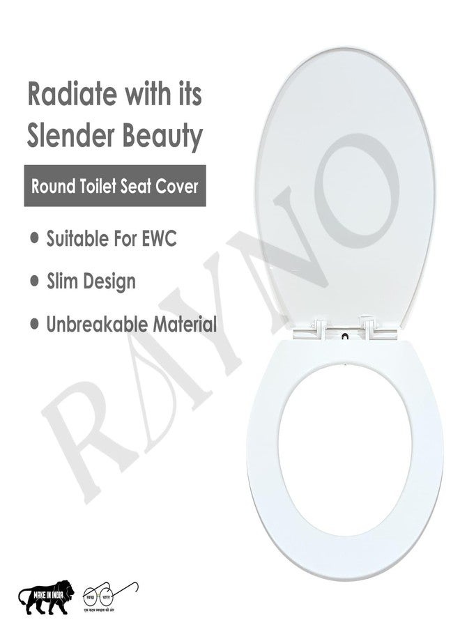 RAYNO Toilet Seat Cover Set - Durable Toilet Seat Cover | Fits Most Standard EWC Commodes | Premium Finish - Image 4