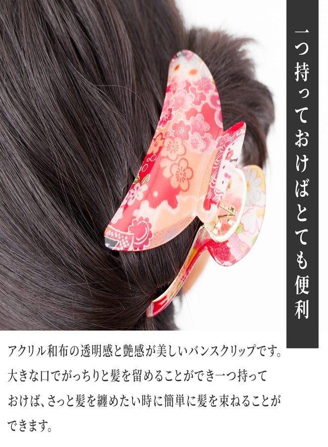 NOREN Hair Claw Clips, Vance Clip SAKURA, Hair Clip, Banana Clip, Hair Accessory, for Bundled Hair, Hair Ornament, for Woman, for Girl, Hair Claw Clips for Thick Hair (Hair vance Big Blue) - Image 3