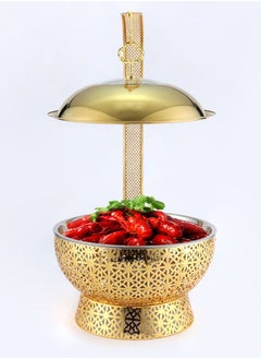 Stainless Steel Buffet Chafing Dish Food Warmer and Heater 8.0L Golden colour