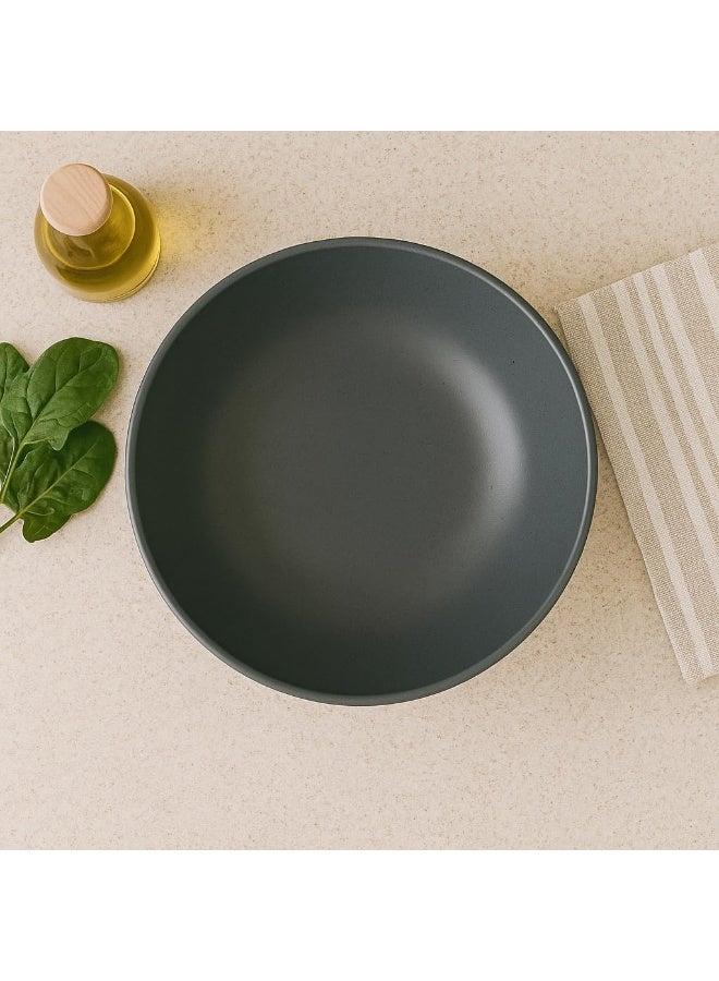 BS طقم أطباق باستا من B&S ميترو رمادي غير لامع مكون من 4 قطع - Image 1