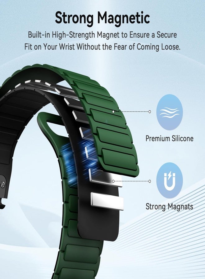 ISABAKE Watch Strap for Garmin Fenix 6/Fenix 7/Fenix 5/Fenix 8 47mm,22mm Silicone Quickfit Replacement Band for Garmin Epix Pro 47mm/EPIX Gen 2/Forerunner 945/Forerunner 935, 22MM - Image 2