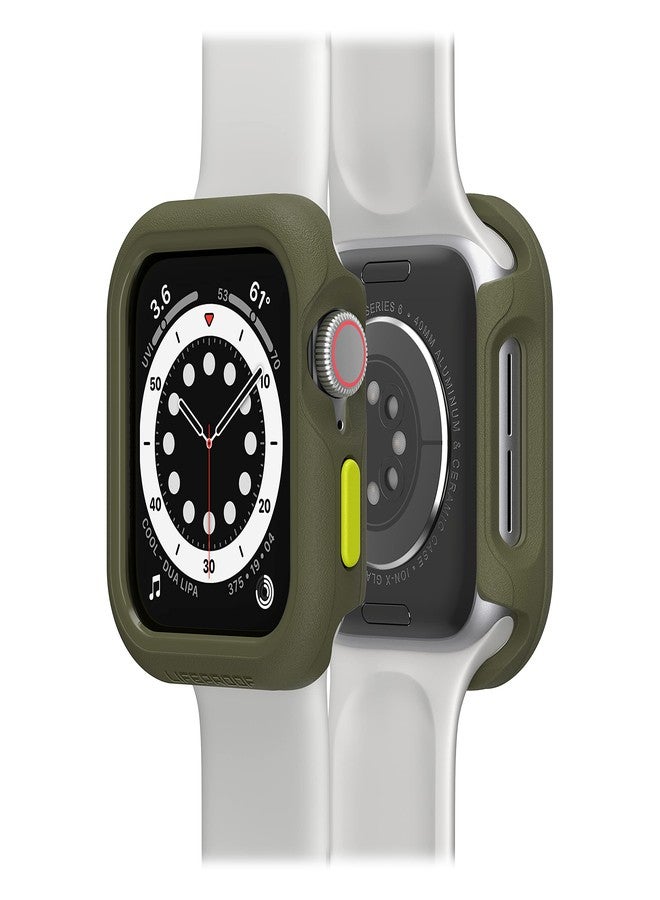 LifeProof حماية LifeProof لساعات آبل SE/6/5/4 40mm، مضادة للصدمات، مقاومة للسقوط، غلاف واقي أنيق، يحمي الشاشة والحواف، مصنوع بشكل مستدام، أخضر - Image 4