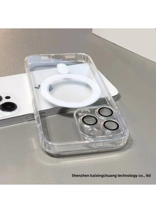 For Apple 16 Mobile Phone Case Transparent IP15promax Magnetic Fine Hole Protection 14 With Lens Film 11 Full Package 13-Color:Transparent (bag)-Applicable Model:IP 16plus - pzsku/Z0F1D8CDD244F706E3E51Z/45/_/1742531843/38e63c50-b6d5-4c91-8b93-817eacd9d581