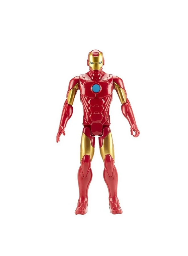 Hasbro - duplicate brand Marvel Avengers Titan Hero Iron Man Action Figure Red and Gold 30 cm HMAE78735X0