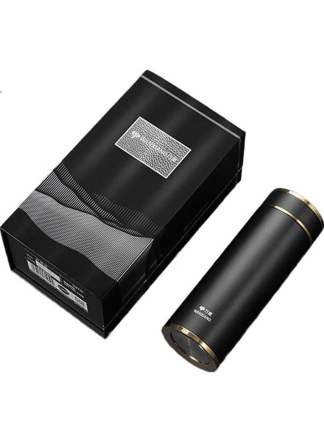 Wanxiang Insulated Mug H21Jl, Luxury Business Graphite Black, 500Ml, Office Use With Filter, Tea Cup, High-End Gift Box Set - Image 1