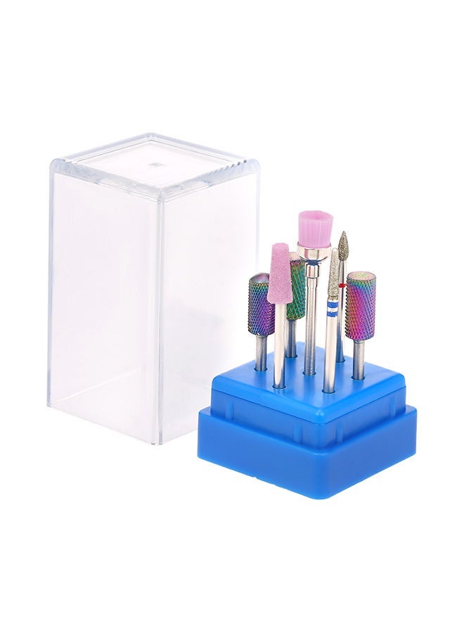 NIBEMINENT 7-Piece Manicure Pedicure Nail Art Tool Set Multicolor - Image 1