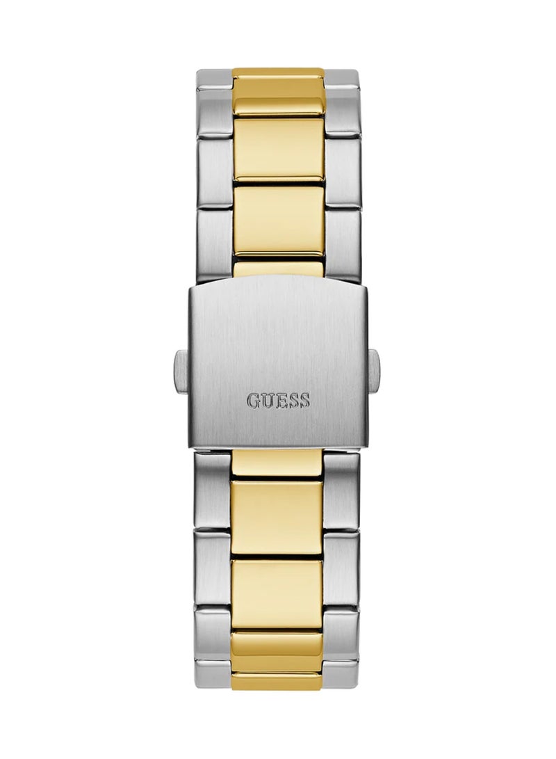 GUESS Mens Quartz Two Tone Multi-function Sratinless Steel Watch GW0800G1 - 44mm - Image 4