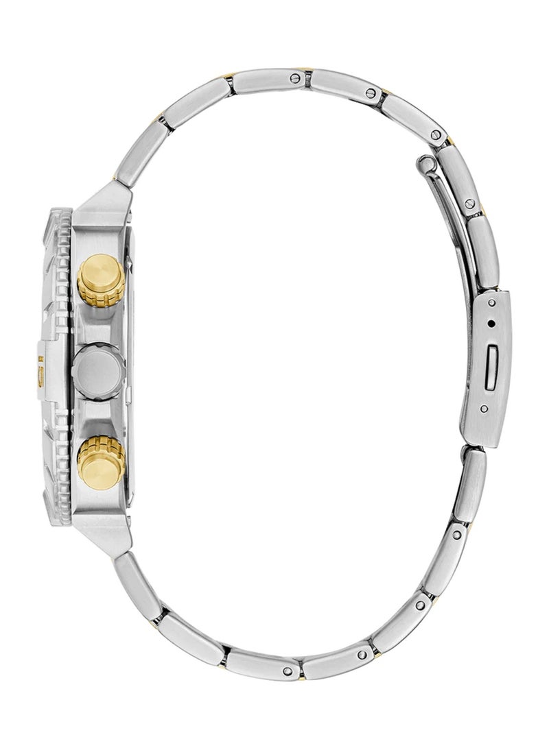 GUESS Mens Quartz Two Tone Multi-function Sratinless Steel Watch GW0800G1 - 44mm - Image 2