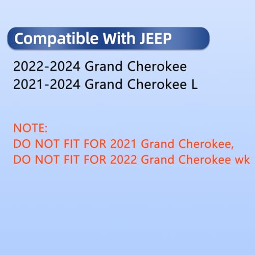 RICHWEI فلتر هواء المقصورة CF12935 لسيارة جيب جراند شيروكي 2022 2023 2024، جراند شيروكي L 2021 2022 2023 2024 مع كربون مفعل، 97434P، CAF1975P، PC99822P، C31550، CAF5007، WP10086، 68542125AA، 68608193AA - Image 2