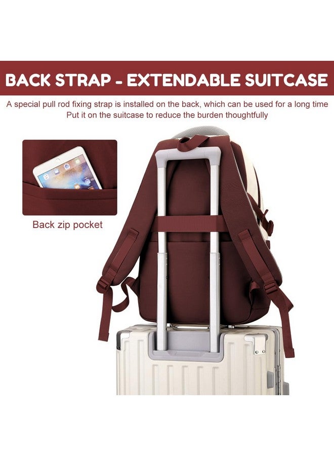 PALAY¬Æ Girls Backpack School Backpack with Small Zipper Pouch Fashion Red Nylon with Padded Shoulder Straps & Handle Design Multi Compartment Large for School,Camping,Travel - Image 5