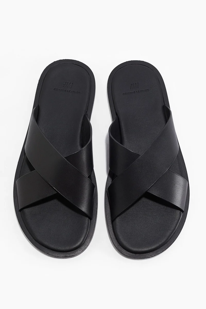 اتش اند ام Leather sandals