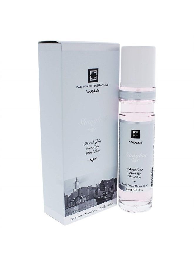 Fashion and Fragrances - Shanghai Floral Lily By Fashion and Fragrances for Women - 4.25 Oz Edp Spray, 4.25 Oz - Image 1
