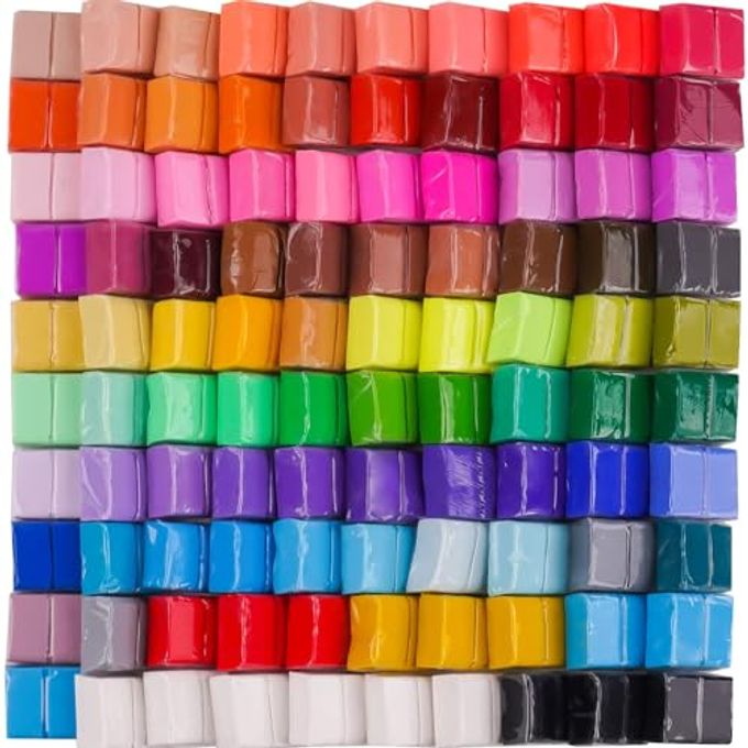Tomorotec 100PCS Polymer Clay Value Pack 82 Colors in Bulk Small Blocks Starter Kit with Tools, Individually Wrapped Oven Modeling Clay, Molding DIY Clay, Baking Clay for Sculpting for Kids Beginner - Image 4