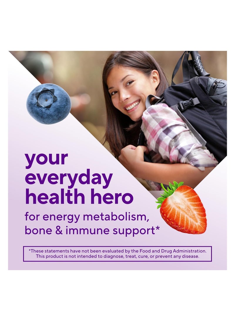 Vitafusion Womens Multivitamin Gummies, Berry Flavored Daily Vitamins for Women With Vitamins A, C, D, E, B-6 and B-12, America’s Number 1 Gummy Vitamin Brand, 75 Days Supply, 150 Count - Image 3