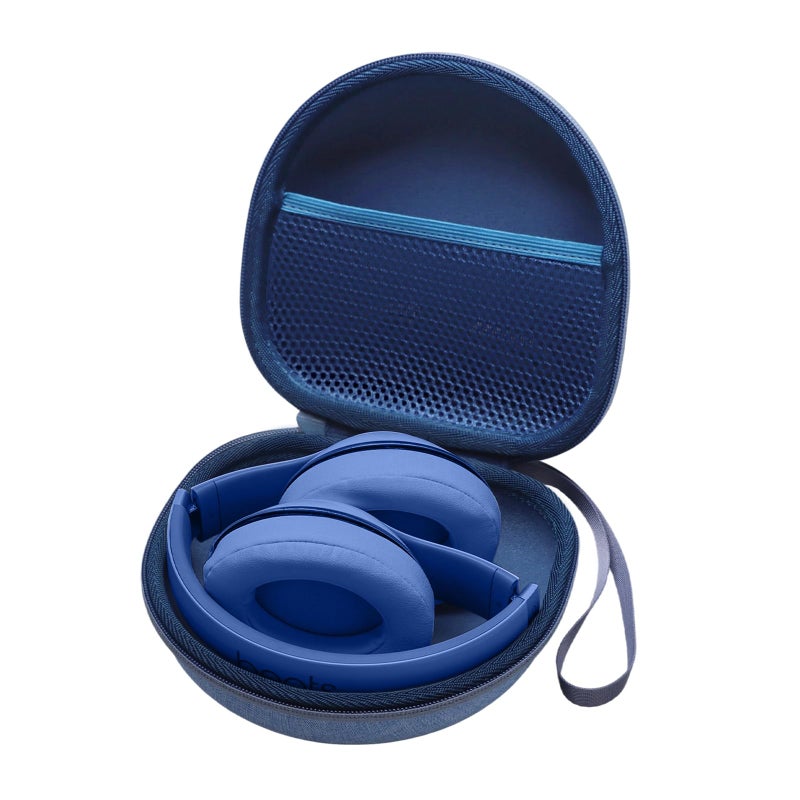 XANAD Headphone Headset Case Compatible with Beats/JBL/JLab/TOZO/BERIBES/Picun/KVIDIO Noise Cancelling Over-Ear Foldable Headphones(Blue) - Image 1