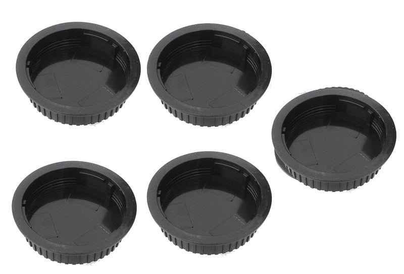 Fotasy (5 Packs) Rear Lens Cover Cap for EOS EF Lens, Ef-s Lense Dust Protective Rear Cover, EF Lens Cap, Compatible with Canon EF EFS Mount DSLR Lenses - Image 2