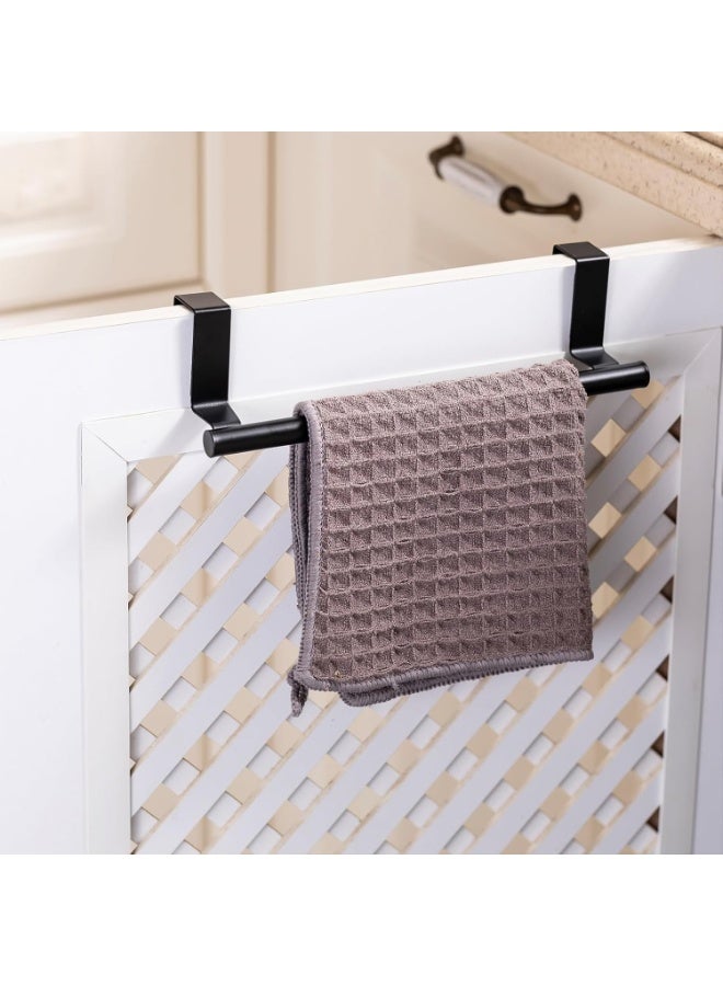 Cabinet Door Towel Rack - One-Piece Stainless Steel Matte Black Cabinet Door Towel Rack - Image 4