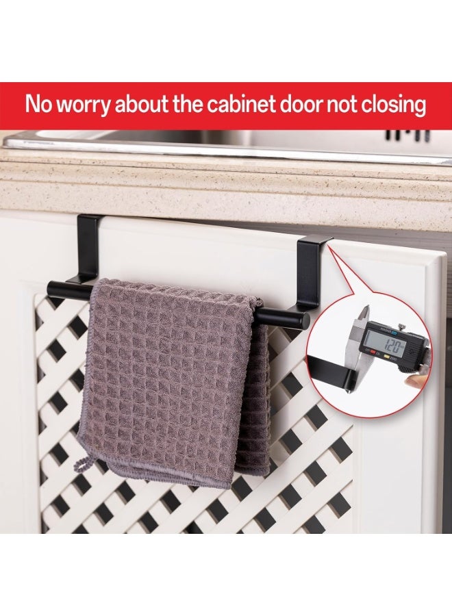 Cabinet Door Towel Rack - One-Piece Stainless Steel Matte Black Cabinet Door Towel Rack - Image 5