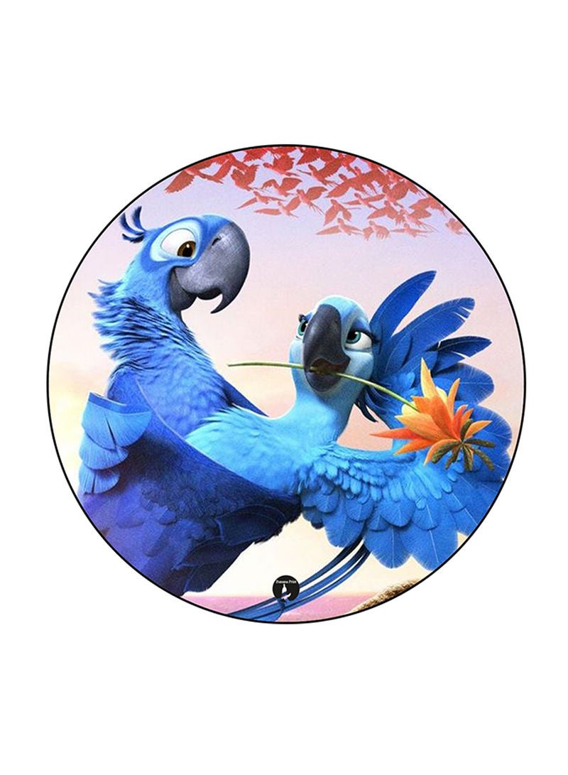 RKN Rio Printed Mouse Pad Round  Multicolour