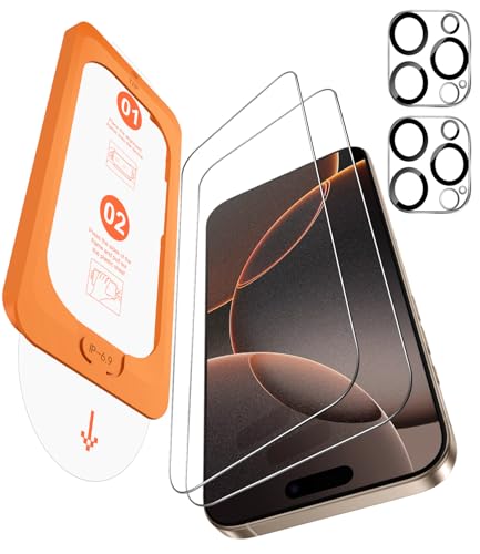 OMOTON 22 Pack Matte Glass Screen Protector for iPhone 16 Pro Max Autoalignment autodust removal AntiGlare AntiFingerprint Case Friendly Tempered Glass Film Bubble Free Smooth as Silk - Image 1