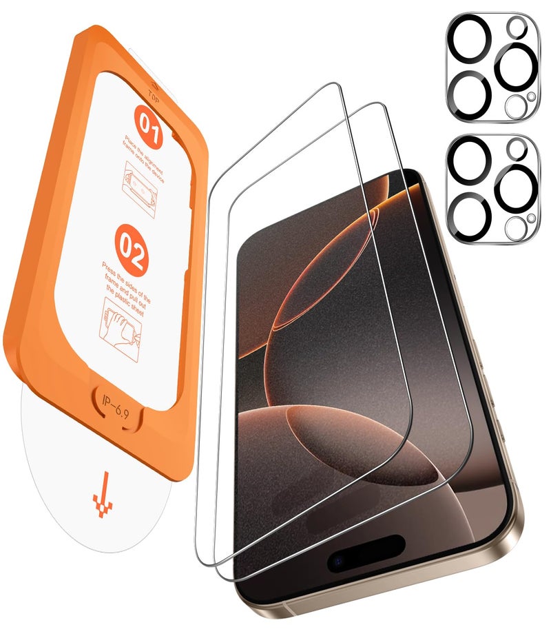 OMOTON 22 Pack Matte Glass Screen Protector for iPhone 16 Pro Max Autoalignment autodust removal AntiGlare AntiFingerprint Case Friendly Tempered Glass Film Bubble Free Smooth as Silk - Image 3