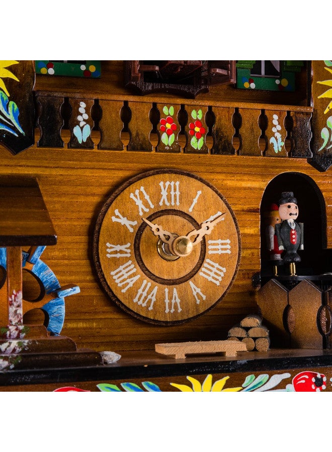 Kintrot Cuckoo Clock Pendulum Quartz Wall Clock Black Forest House Home Decor - Image 3