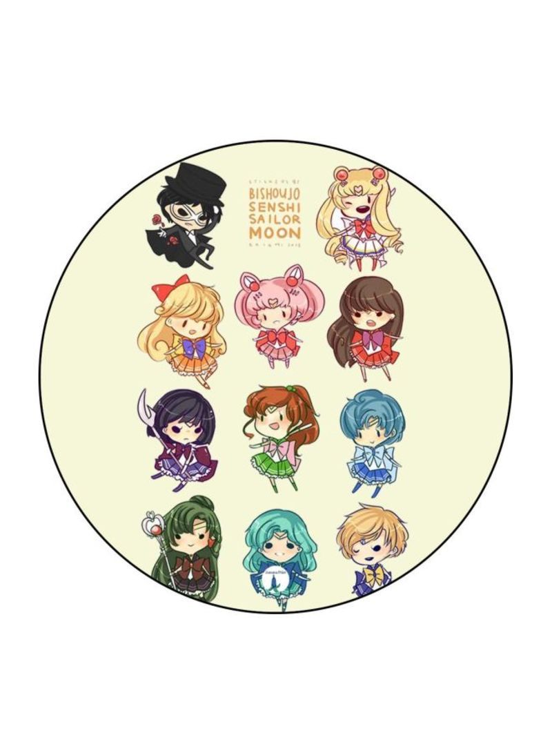 RKN The Anime Sailor Moon Printed Mousepad Red/Black/Blue