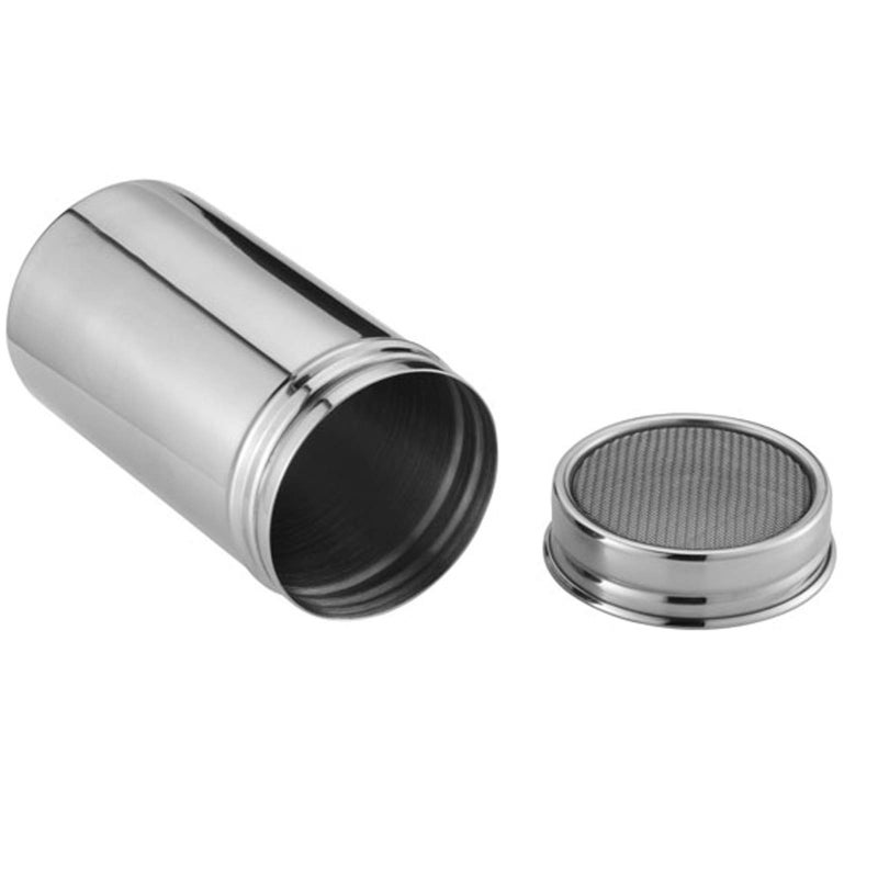 Setaria Viridis Powder Sugar Shaker with Lid for Kitchen Baking Cooking Stainless Steel Fine Mesh Shaker Cinnamon Lcing Sugar Powder Cocoa Flour Chocolate Coffee Sifter Sprinkler Dredgers