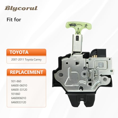 Blycorul Rear Trunk Latch Actuator, Compatible with 2007-2011 Toyota Camry, Rear Tailgate Hatch Lock Actuator, Replaces 64600-06010, 931-860 - Image 2